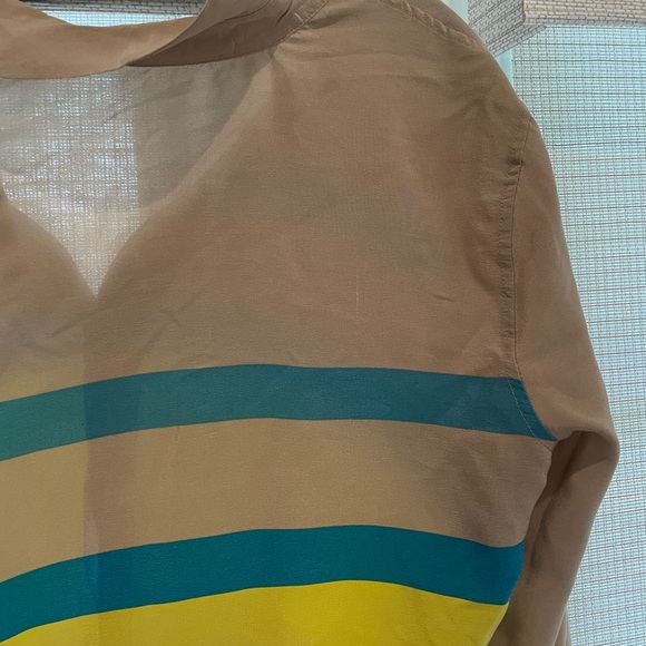 Equipment Silk multi color button down - Picture 4 of 4